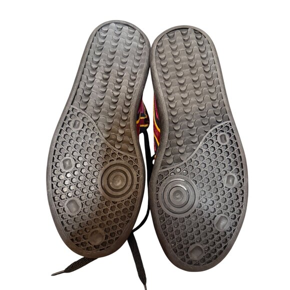 Handcrafted Arcoiris Mola Kuna of Panama Embroidered High-Top Sneakers 22.5cm 5 - Picture 10 of 16